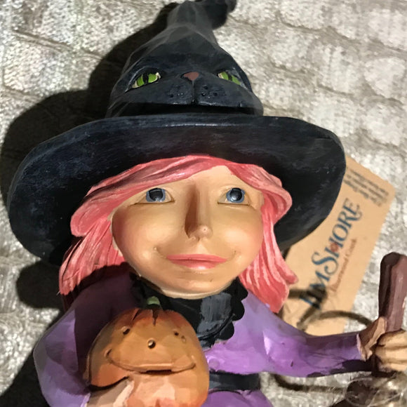 Jim Shore Halloween Welcome the Magic Witch