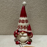 Jim Shore Gnome with Cardinal Nordic