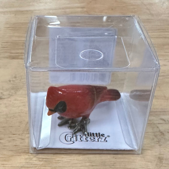 Little Critterz Cardinal Miniature Porcelain Figurine