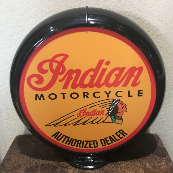 Indian Reproduction Gas Pump Globe