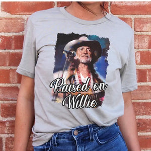 Raised on Willie Nelson T-shirt