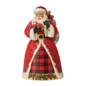 Jim Shore Country Living Santa with Red Truck