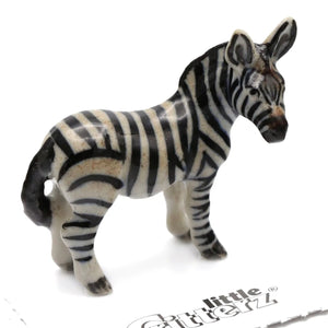 Little Critterz Zebra Miniature Figurine