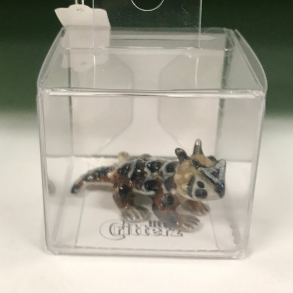 Little Critterz Horned Toad Miniature Porcelain Figurine