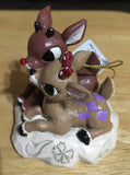Jim Shore Rudolph Traditions Rudolph with Clarice Ornament