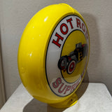 Hot Rod Supreme Reproduction Gas Pump Globe, Glass Lenses