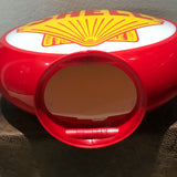 Shell Reproduction Gas Pump Globe, Glass Lenses