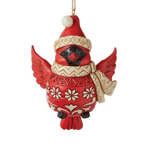 Jim Shore Christmas Cardinal Ornament