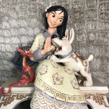 Jim Shore Disney Princess Mulan White Woodland