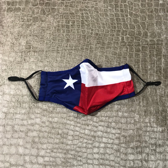 Texas flag mask
