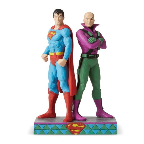 Jim Shore DC Comics Superman and Lex Luther