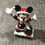 Jim Shore Disney Traditions Mickey Mouse Wearing a Santa Suit