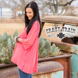 Crazy Train Cross Fire Semi-Sheer Cardigan Cover Up One Size New