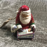 Jim Shore Santa with Baby Jesus Ornament