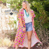 Crazy Train Sunny Side Sunflower Duster, size M