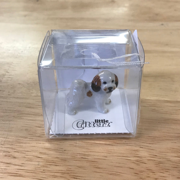 Little Critterz Shih Tzu Dog Miniature Porcelain Figurine