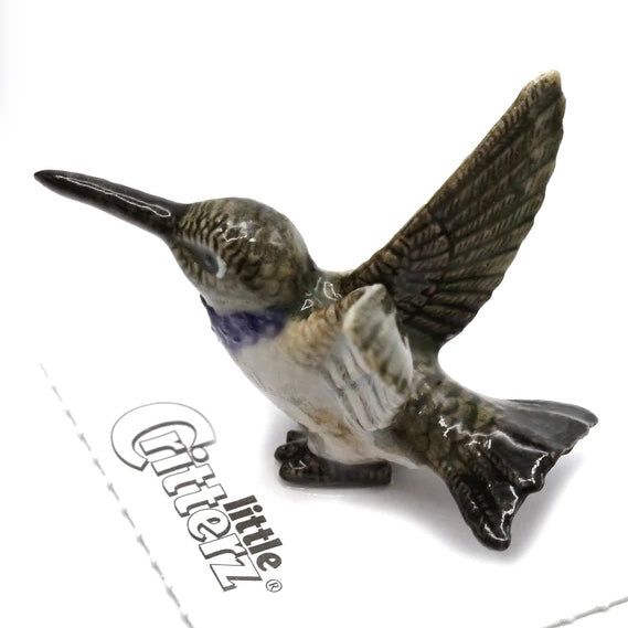 Little Critterz Hummingbird Miniature Porcelain Figurine